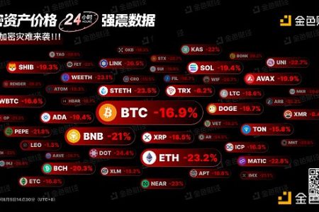 金色图览 | 加密资产价格24小时强震数据缩略图